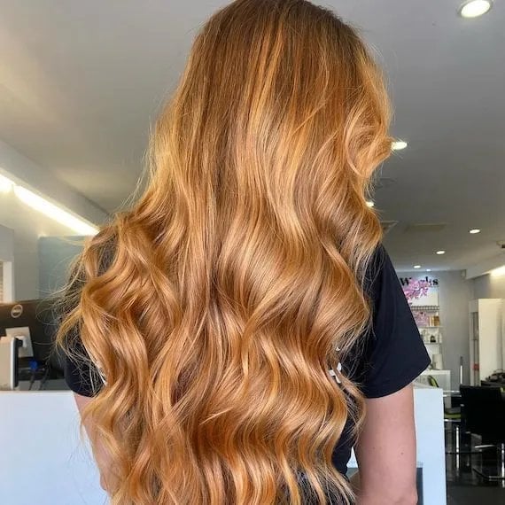 Shoulder Golden Blonde Sun-Kissed Effect — Simple Honey Highlights