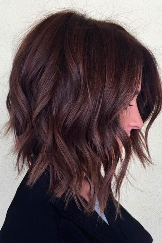 Softly Angled Collarbone Inverted Bob — Simple Inverted Bob