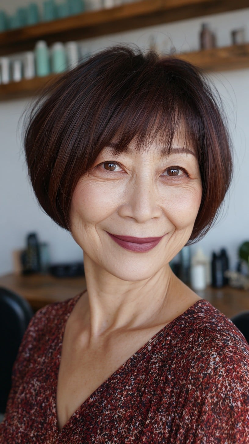 Thick Bob with Layered Shape — Simple Japan Hairstyles