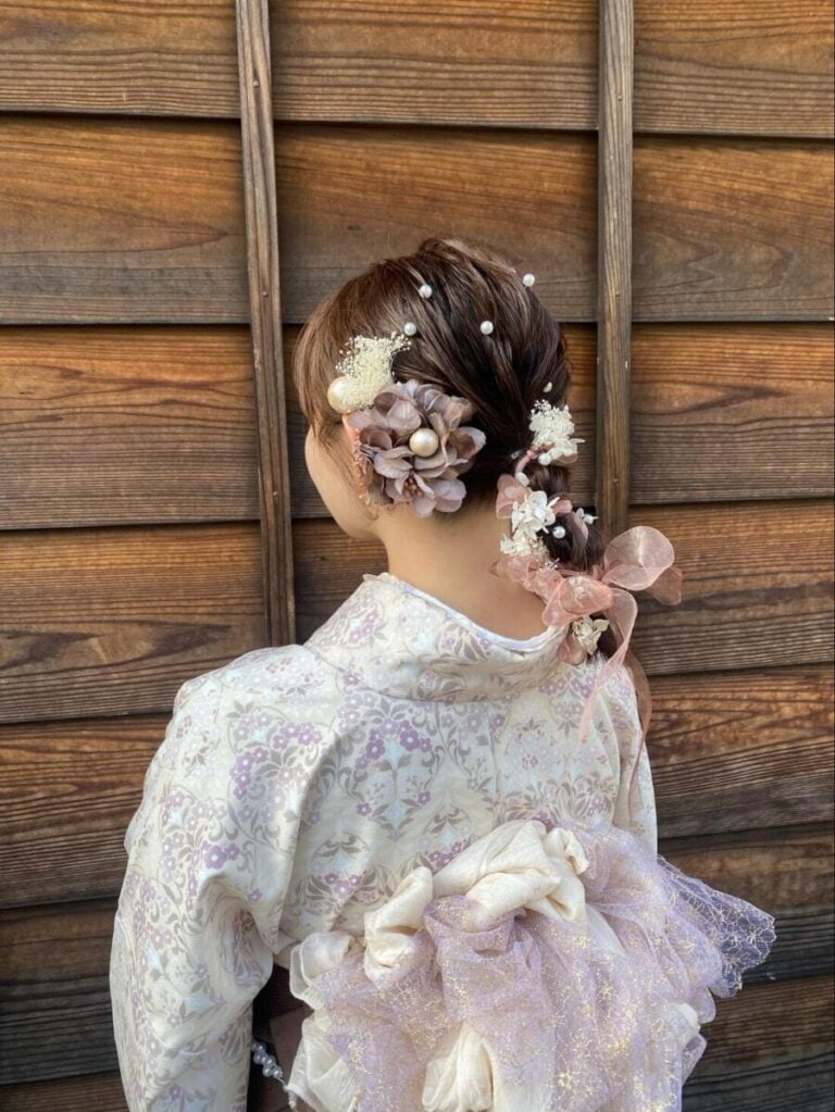 Elaborate Updo with Ornate Accessories — Simple Japanese Hairstyles
