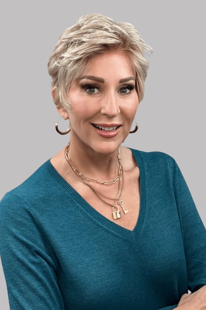 Short Textured Cut With Wispy Bangs — Simple Layers Wig