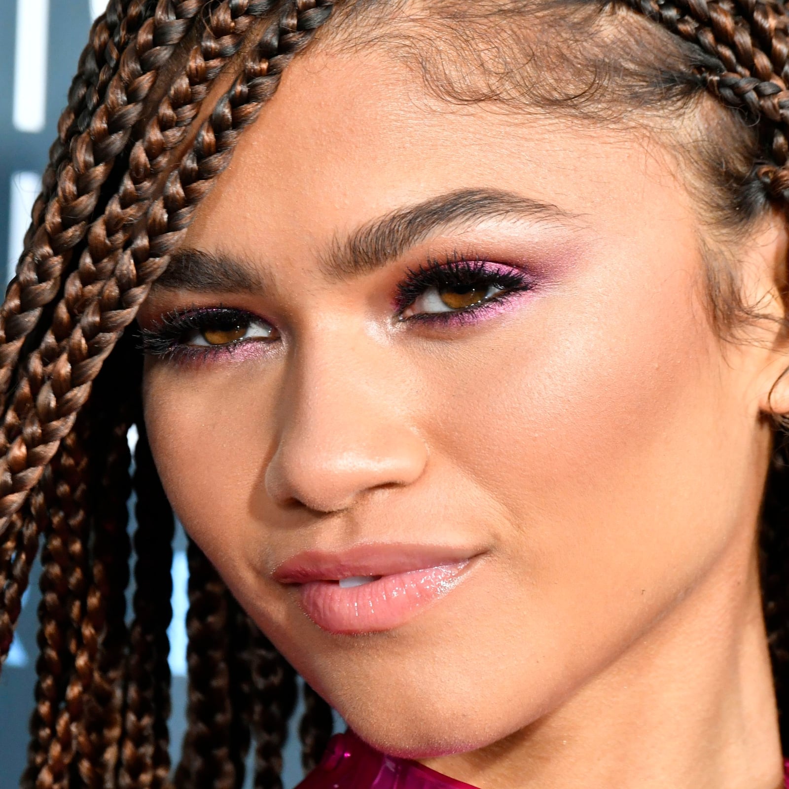 Mid-Back Dark Brown Knotless Braids, Middle Mid-Back Dark Brown Knotless Braids, Middle — Simple Length Braids