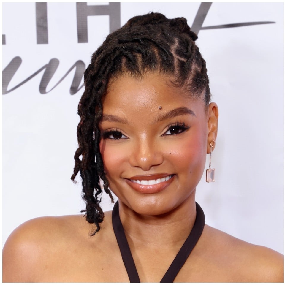 Shoulder Length Coily Locs with Side-Swept Bangs — Simple Locs Hair