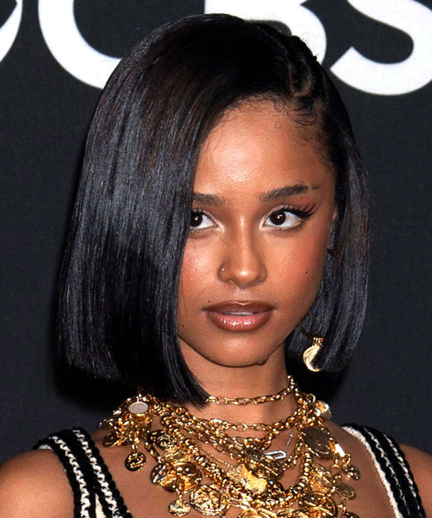 Sleek Chin Bob In Jet Black Sleek Chin Bob In Jet Black — Simple Long Bob