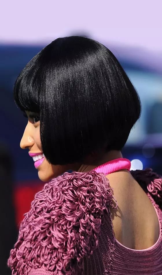 Sleek Black Blunt Bob — Simple Long Bob Hairstyles