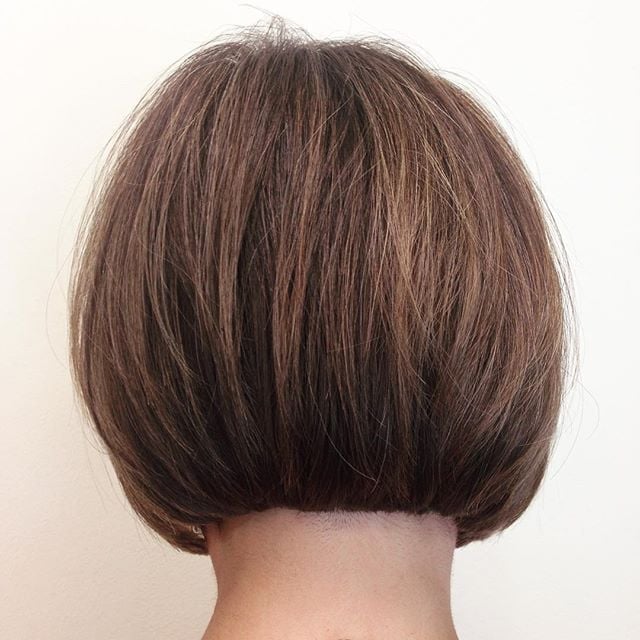 Medium Brown Blunt Bob — Simple Long Bob Hairstyles