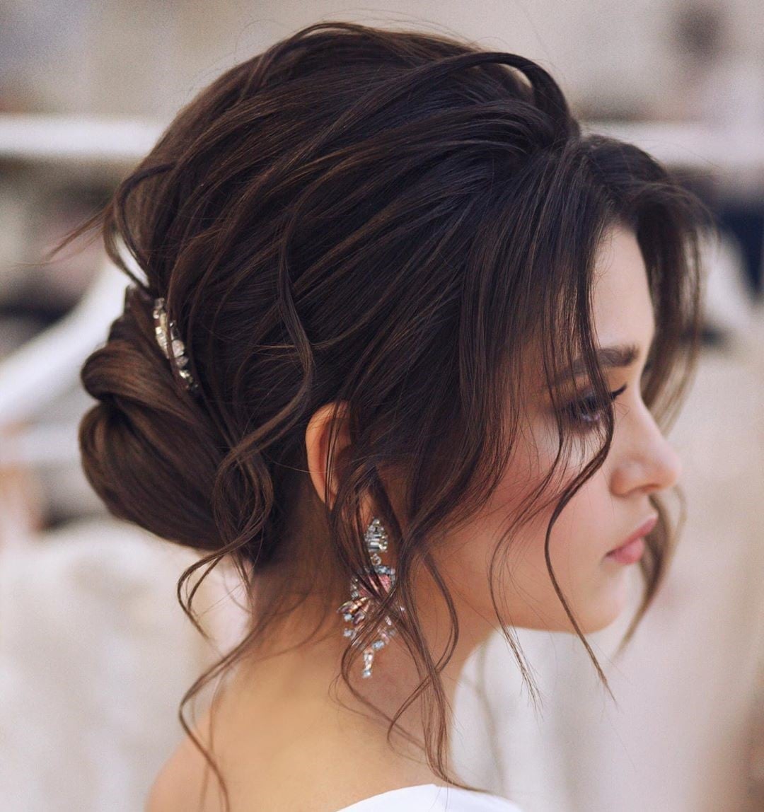 Low Loose Updo with Face-Framing Tendrils Low Loose Updo with Face-Framing Tendrils — Simple Loose Updo