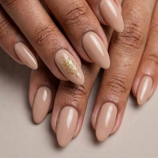 Long Almond Nails With Soft Blue French Tip and Pearl Details Long Almond Nails With Soft Blue French Tip and Pearl Details — Simple Nail Shapes