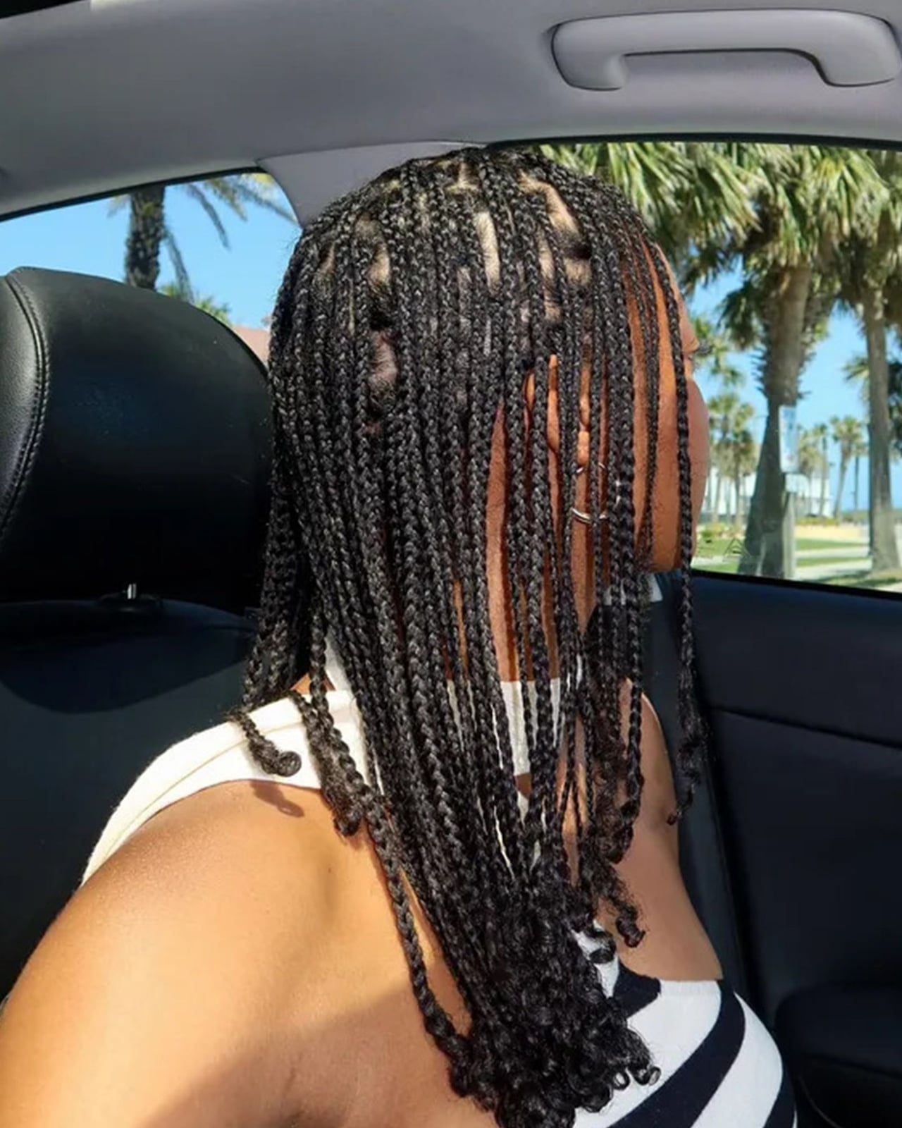 Uniform Mid-Back Fine Box Braids — Simple Natural Hair Braids