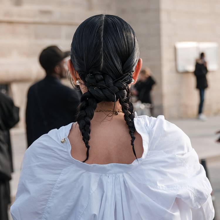 Two Thick Black Braids To Mid-Back — Simple Natural Hair Braids