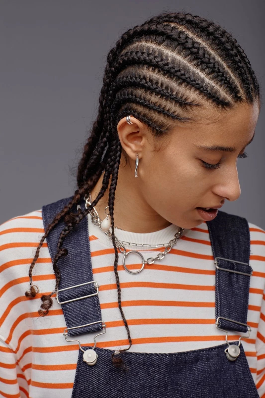 Neat Cornrow Braids To Mid-Back — Simple Natural Hair Braids