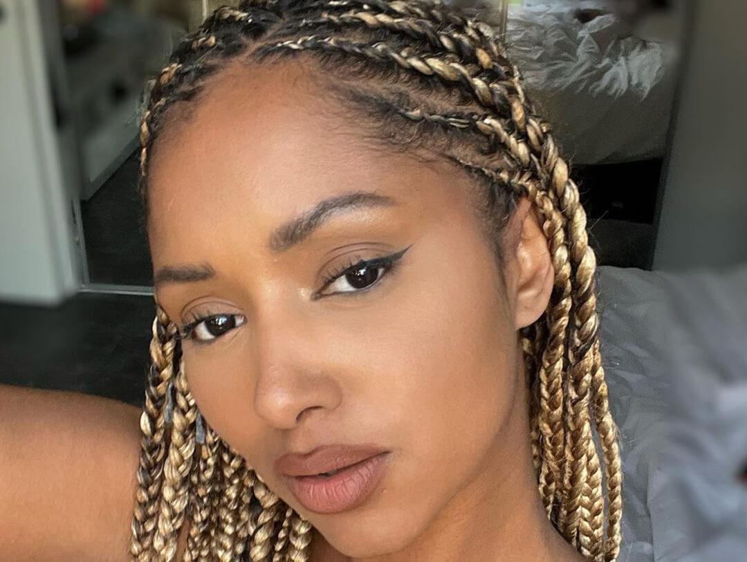 Black Box Braid Bob With Side Part, Showcasing The Neat — Simple Natural Hair Braids
