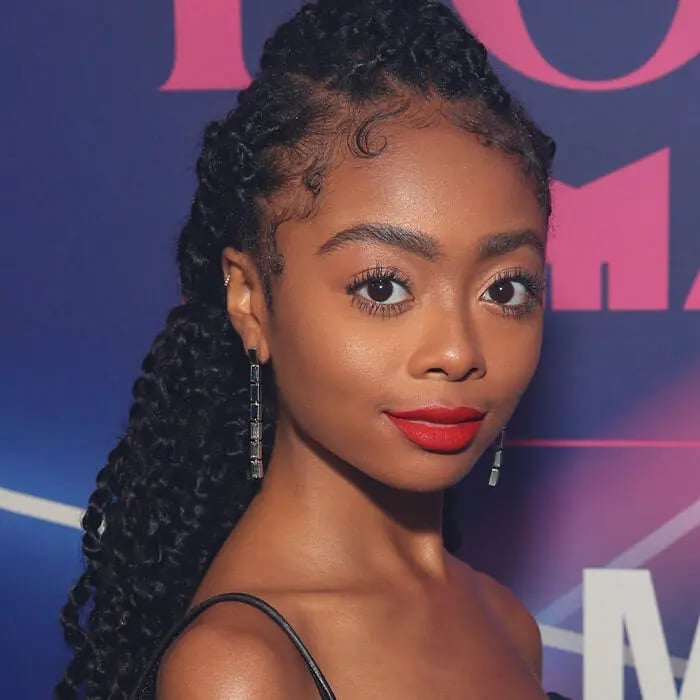 Short Flat Twists Heart Shape Updo — Simple Natural Twists