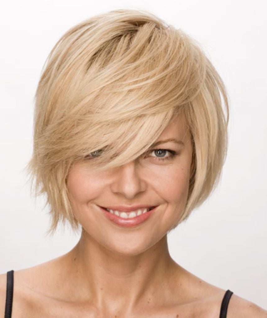 Chin Length Ash Blonde Textured Bob Chin Length Ash Blonde Textured Bob — Simple New Hairstyles