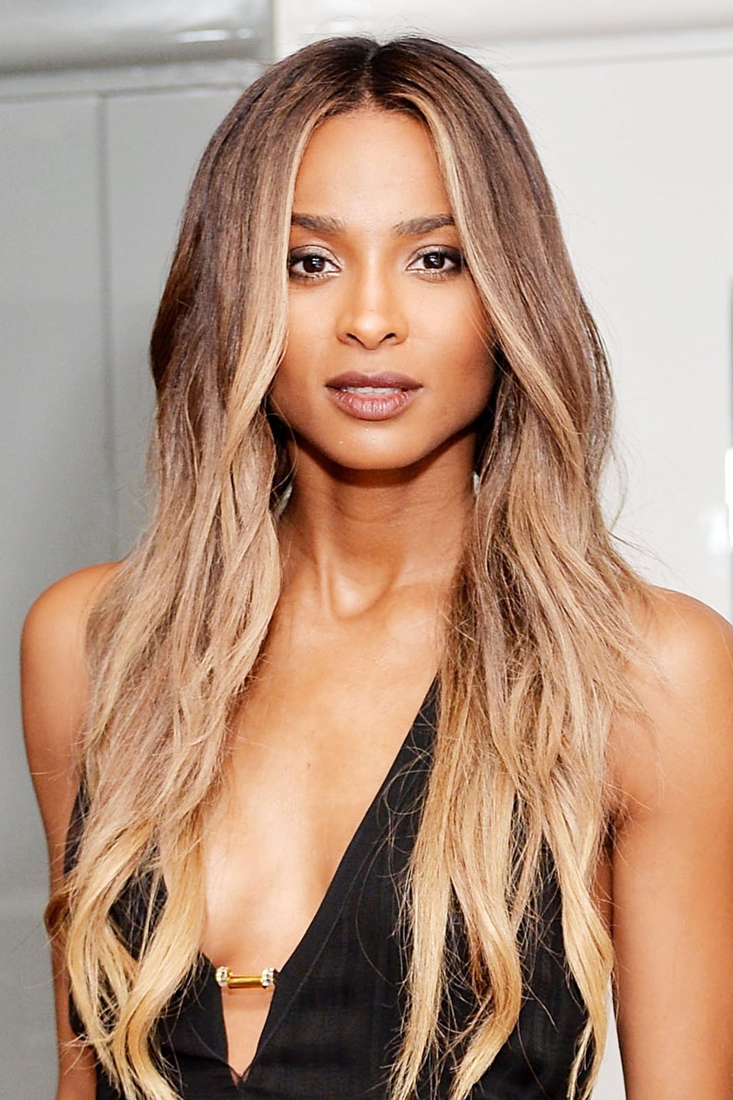 Mid-Back Dark Blonde Caramel Ombré — Simple Ombré Hair