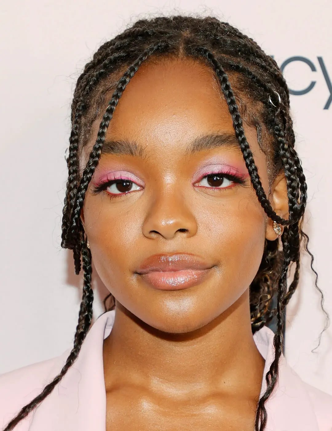 Mid Back Black Thin Box Braids With Rings — Simple Parts Braids