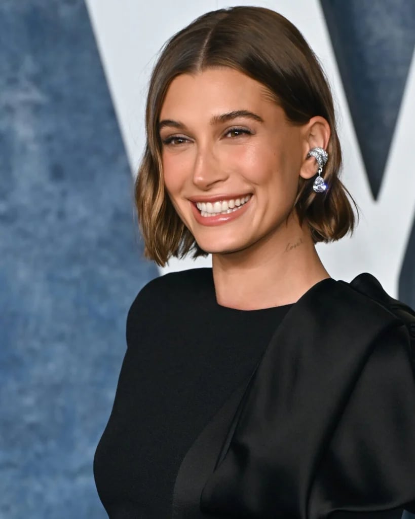 Dark Brown Collarbone Low Bun Side View, Straight — Simple Professional Hairstyles