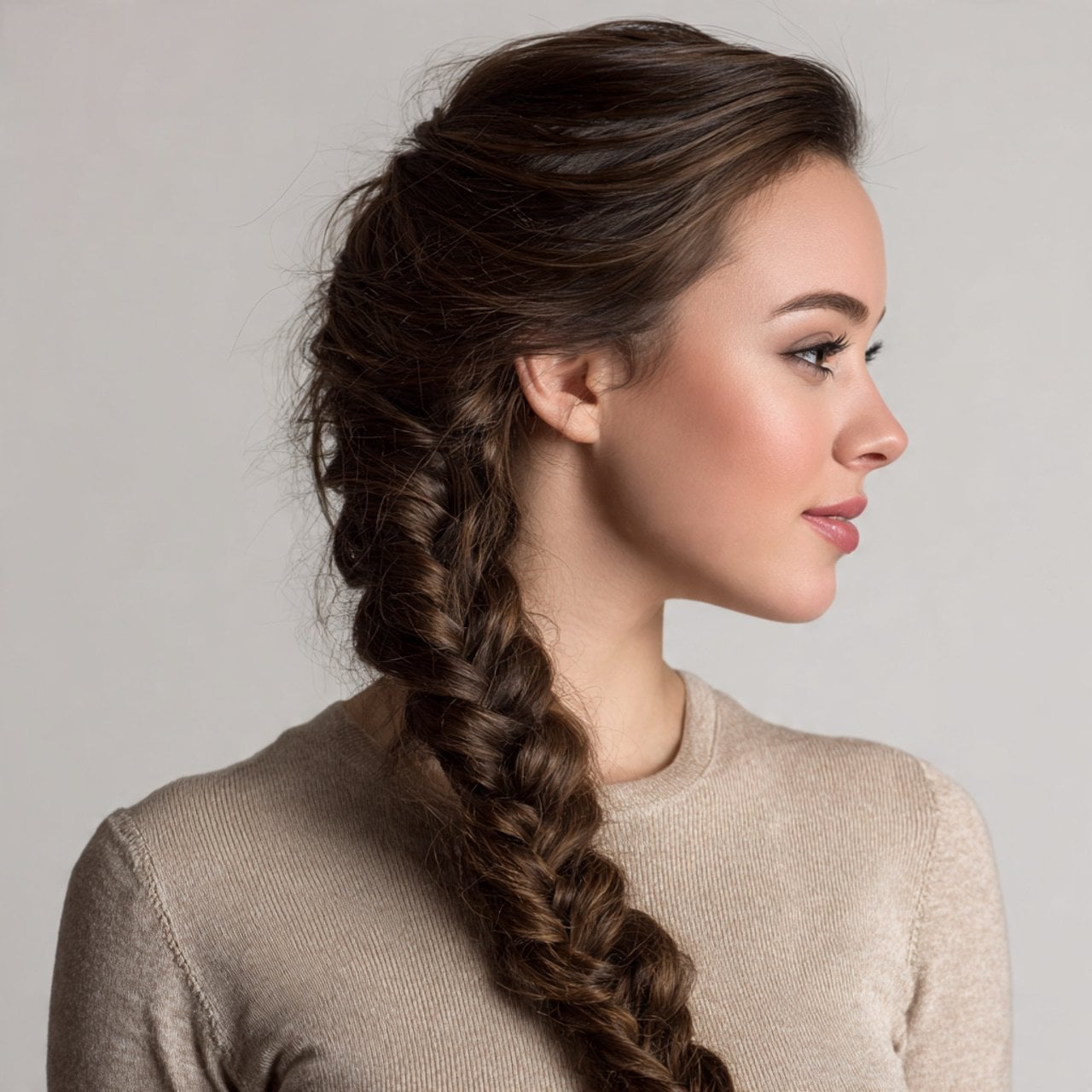 Thick Blonde Fishtail Braid Thick Blonde Fishtail Braid — Simple Quick Braids Hairstyle