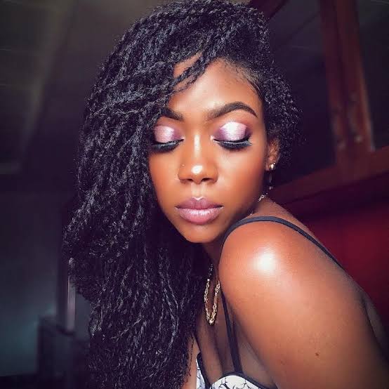 Thick Black Mid-Back Senegalese Twists — Simple Senegalese Twists