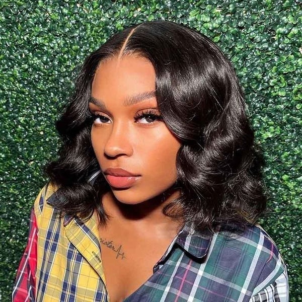 Collarbone Wavy Bob With Soft Waves — Simple Sew in Hairstyles