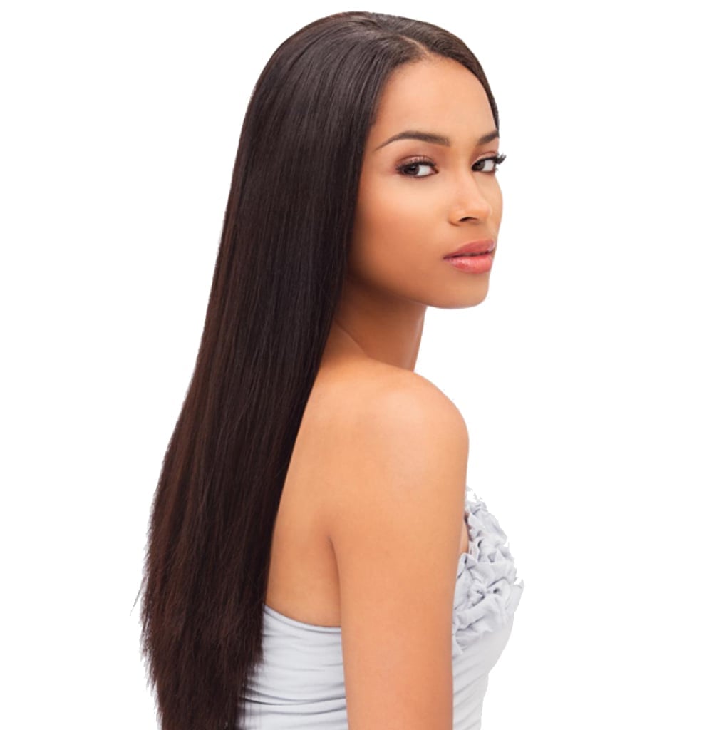 Sleek Dark Brown Bob With Blonde Highlights — Simple Silk Press Hairstyles