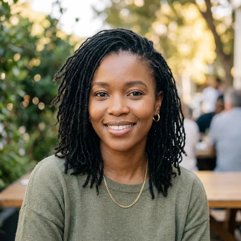 Collarbone Length Neat Sister Locs — Simple Sister Locs