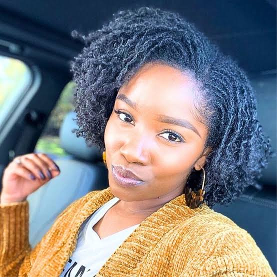 Shoulder Length Black Curly Micro Locs — Simple Sister Locs