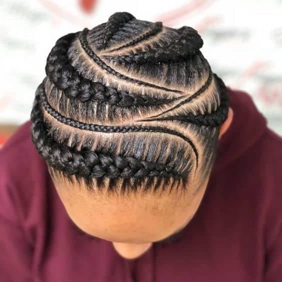 Detailed Stitch Braids Flowing Back Detailed Stitch Braids Flowing Back — Simple Stitch Braids Hairstyles