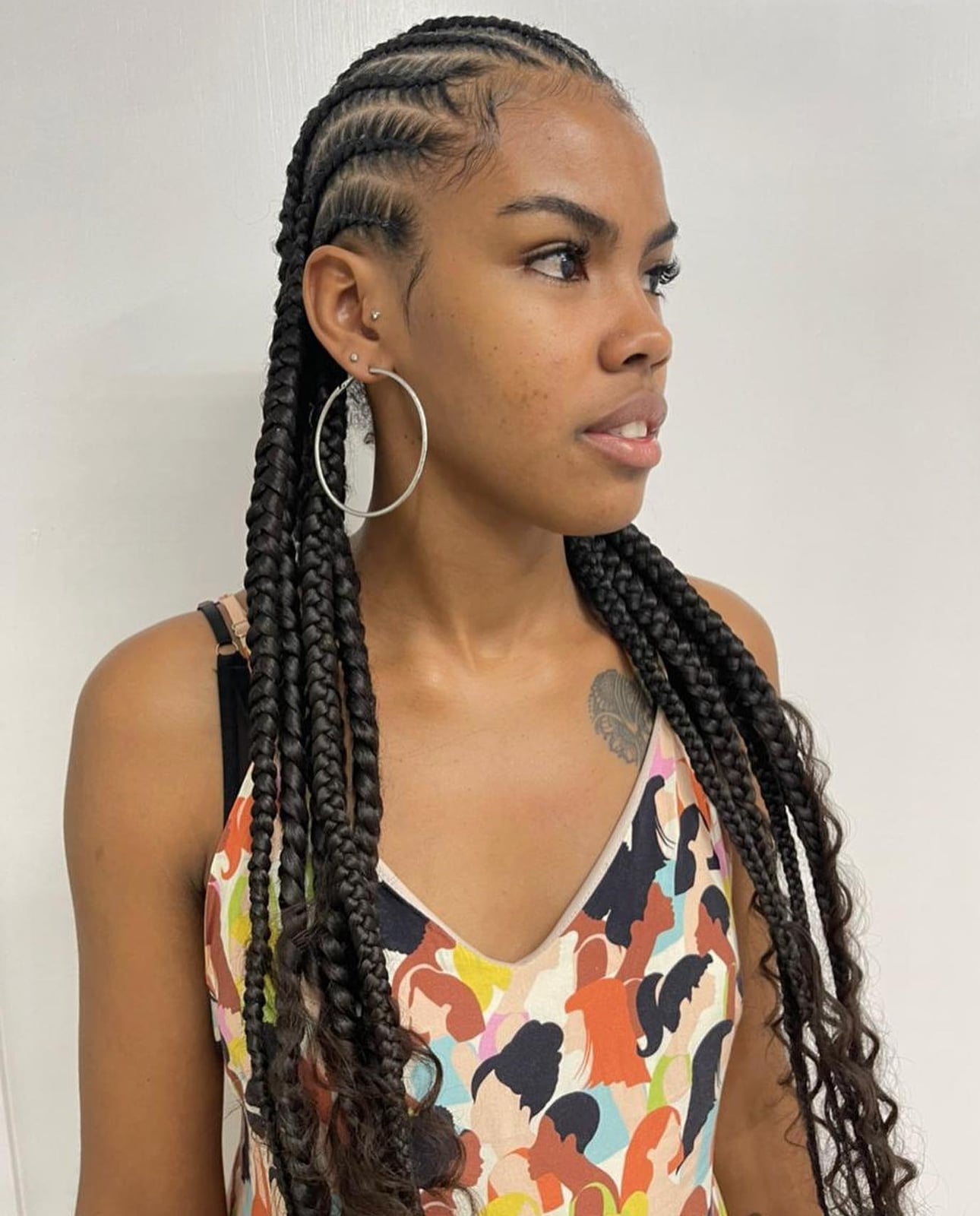 Stitch Braids With Subtle Brown Undertones Stitch Braids With Subtle Brown Undertones — Simple Stitch Braids Hairstyles