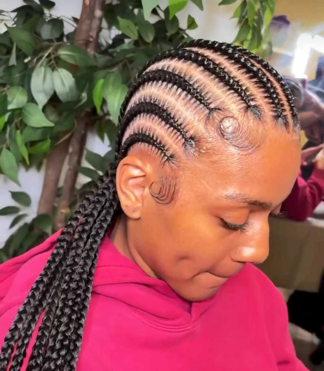 Sleek Stitch Braids Mid-Back Sleek Stitch Braids Mid-Back — Simple Stitch Braids Hairstyles