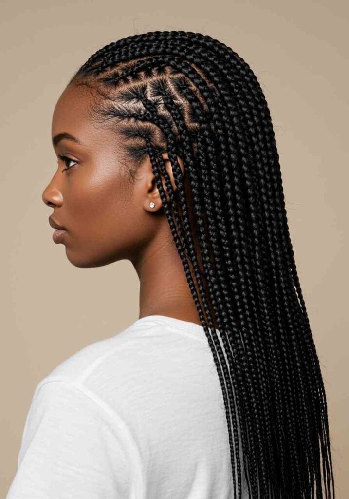 Polished Stitch Braids Polished Stitch Braids — Simple Stitch Braids Hairstyles