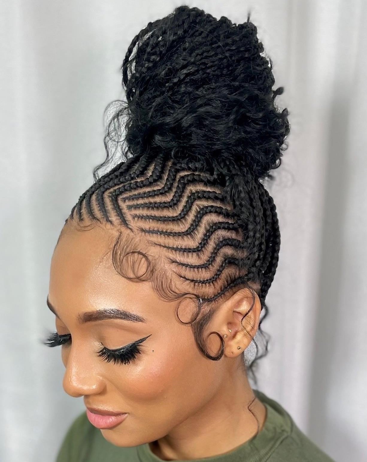 Stitch Braids With Curly Ends Stitch Braids With Curly Ends — Simple Stitch Braids Hairstyles