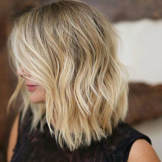 Collarbone Shag With Curtain Bangs Collarbone Shag With Curtain Bangs — Simple Thinning Hair