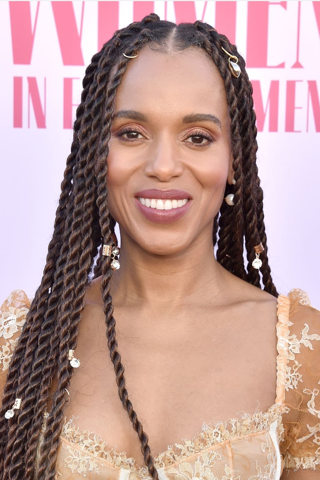 Mid-Back Dark Brown Twist Braids With Clips — Simple Twist Hairstyles