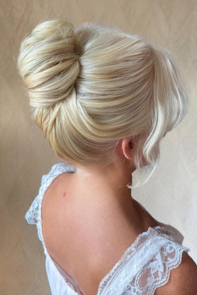 Long Blonde Twisted Updo — Simple Twisted Styles