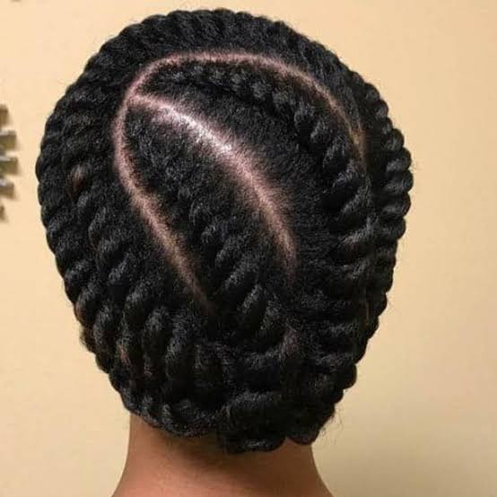 Coiled Flat Twists In A Heart Shape — Simple Twisted Styles
