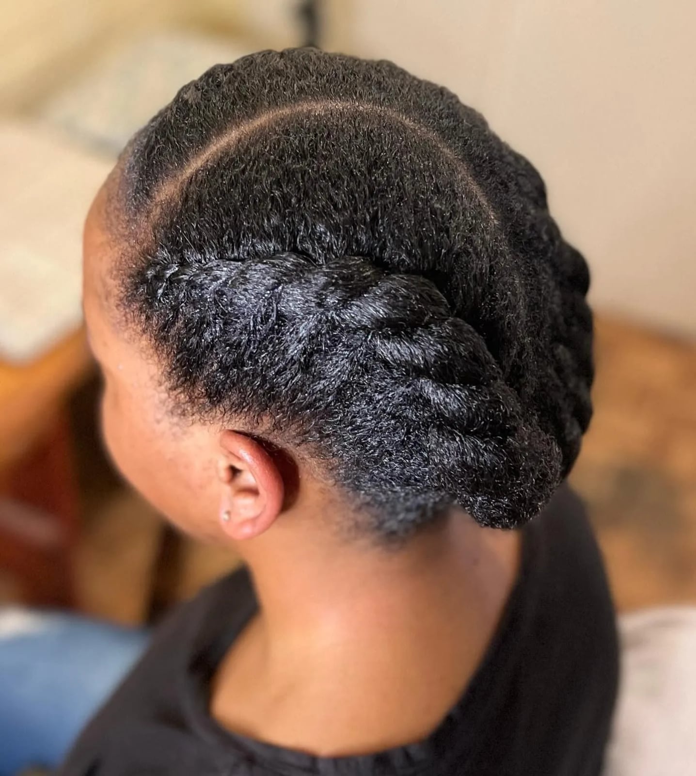 Neatly Twisted Updo — Simple Twisted Styles