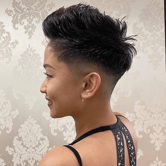 Black Undercut With Voluminous Quiff — Simple Undercut Hairstyles