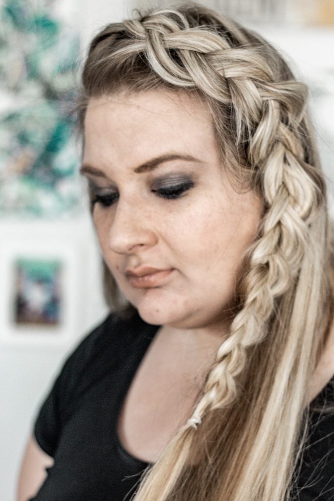 Blonde Dutch Braid With Loose Waves — Simple Viking Braids