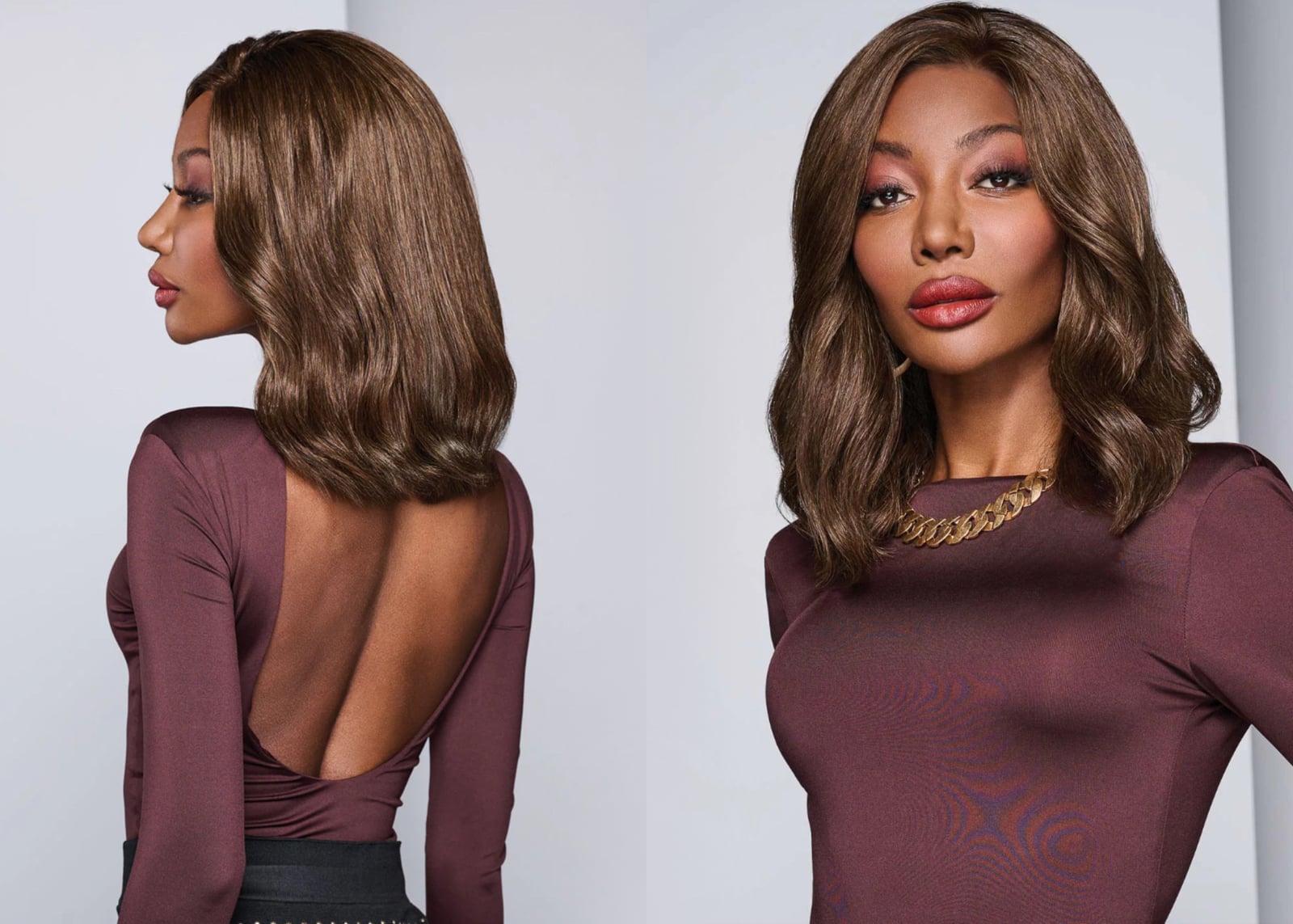 Wavy Lob With Side Part — Simple Wig Hair