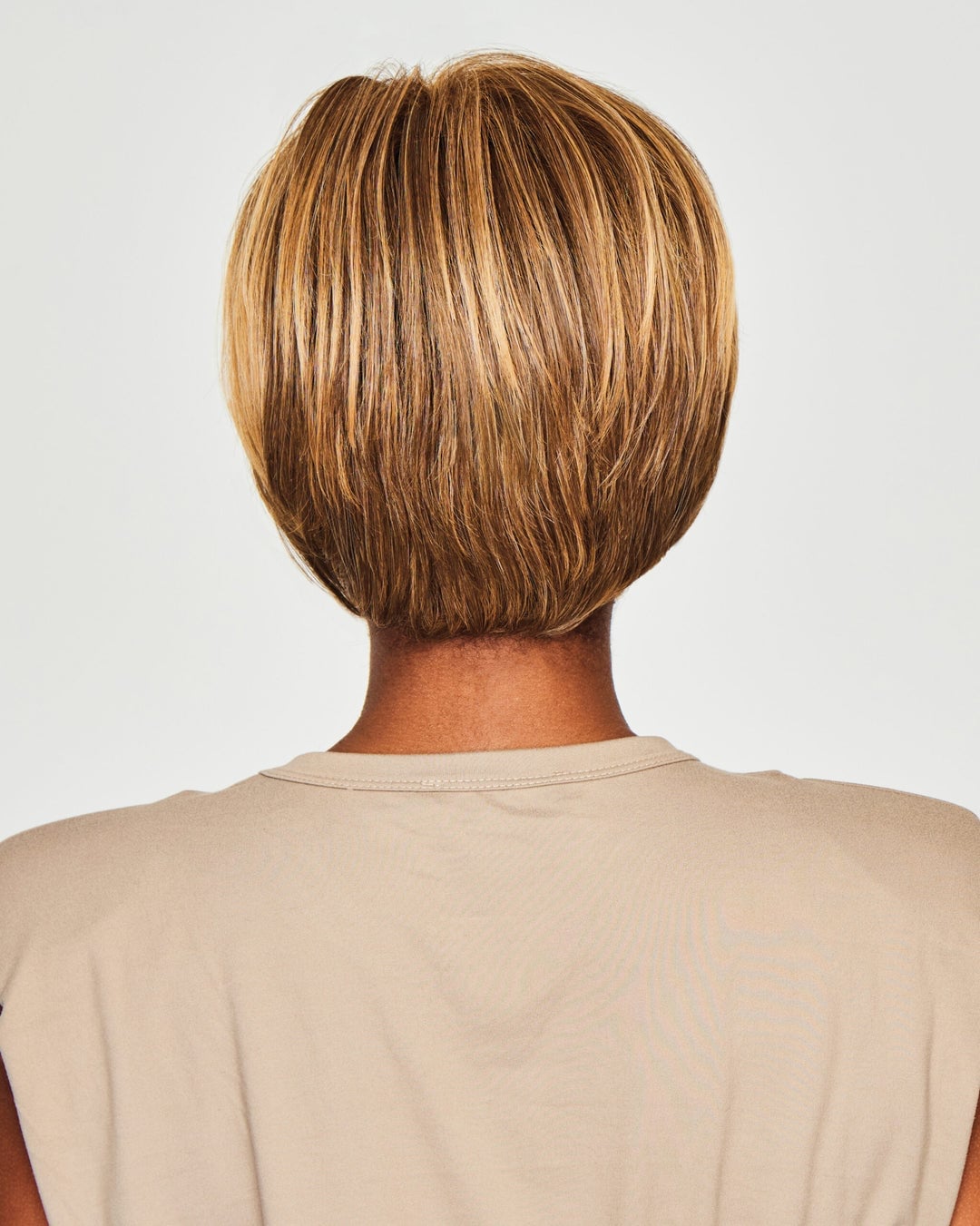 Stacked Bob Back View — Simple Wig Hair