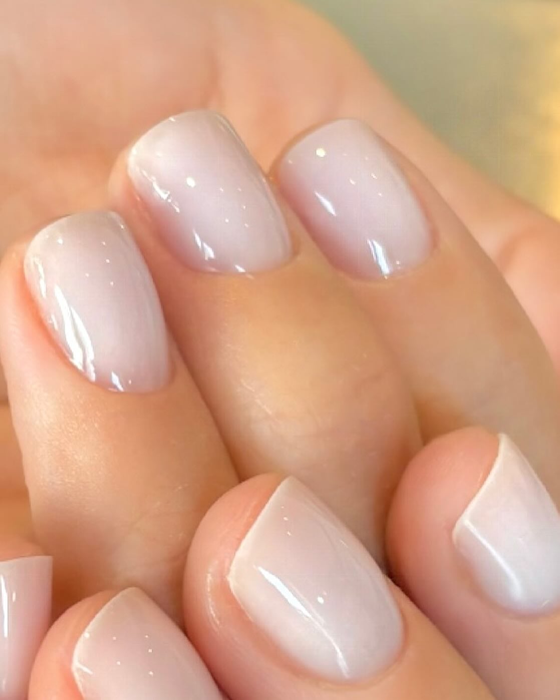 Soft Draped Satin Squoval Nails