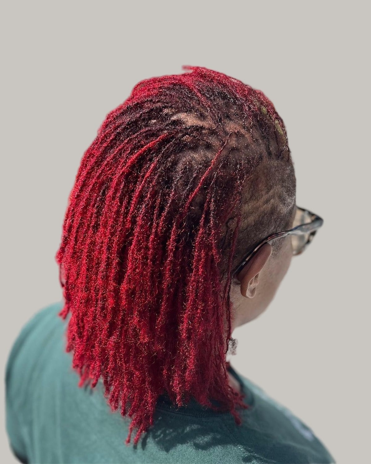Shoulder Length Black Locs Variety — Starter Locs