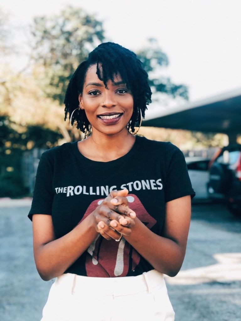 Collarbone Starter Locs with Short Bangs