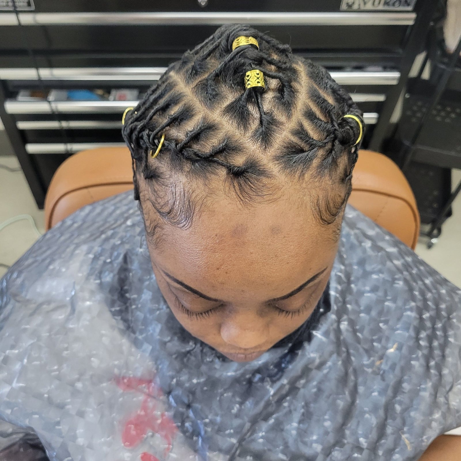 Braided Pattern Starter Locs with Accessories