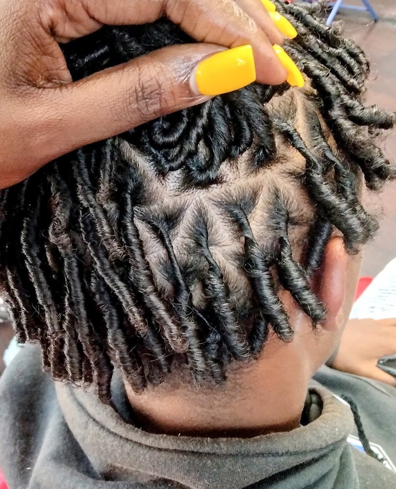 Ear Length Twisted Starter Locs