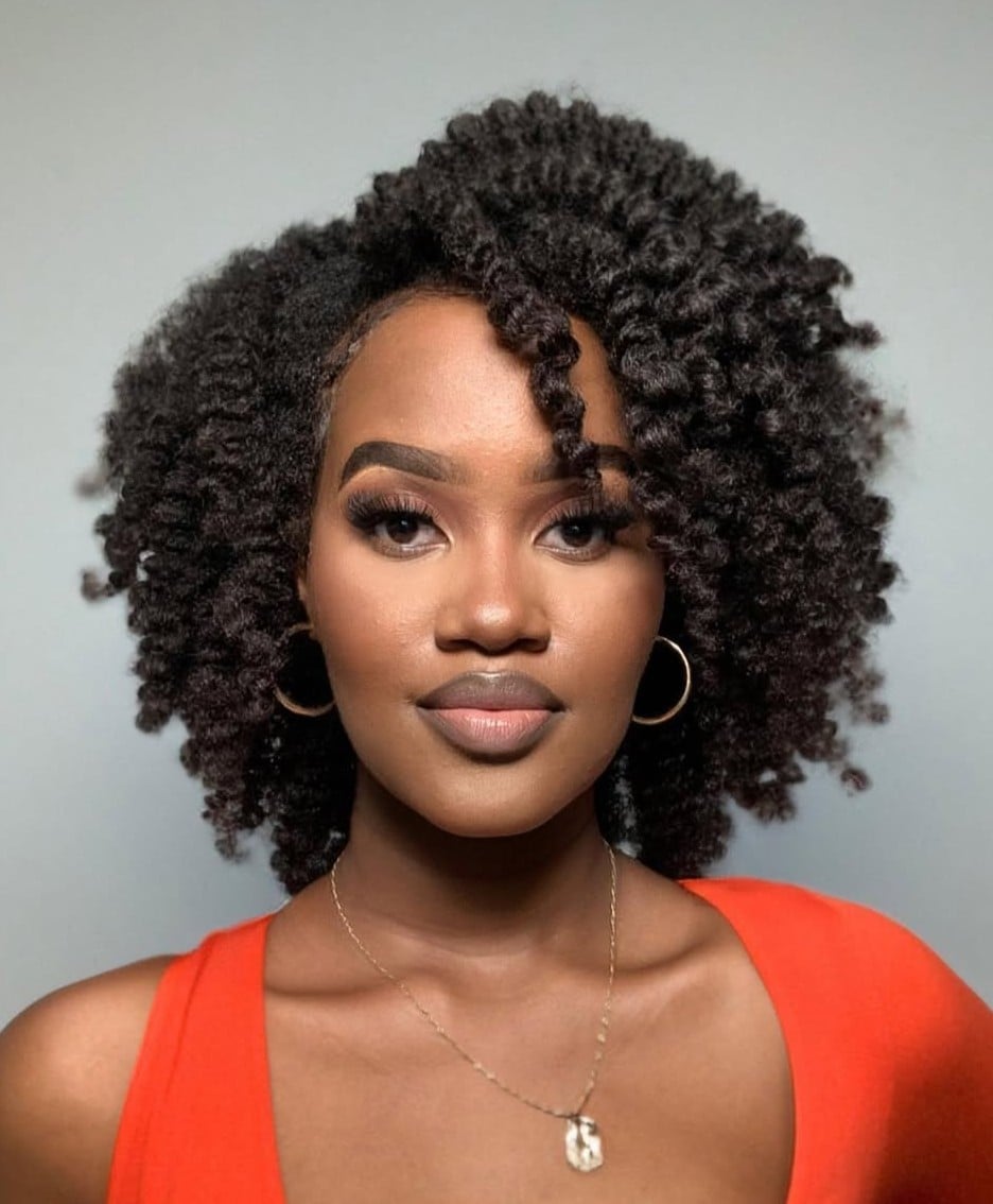 Voluminous Shoulder Length Twist-Out Voluminous Shoulder Length Twist-Out — Trendy 4c Hair
