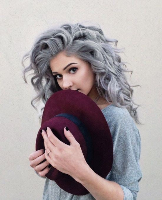 Shoulder Honey Blonde Balayage — Trendy Curly Hair Color