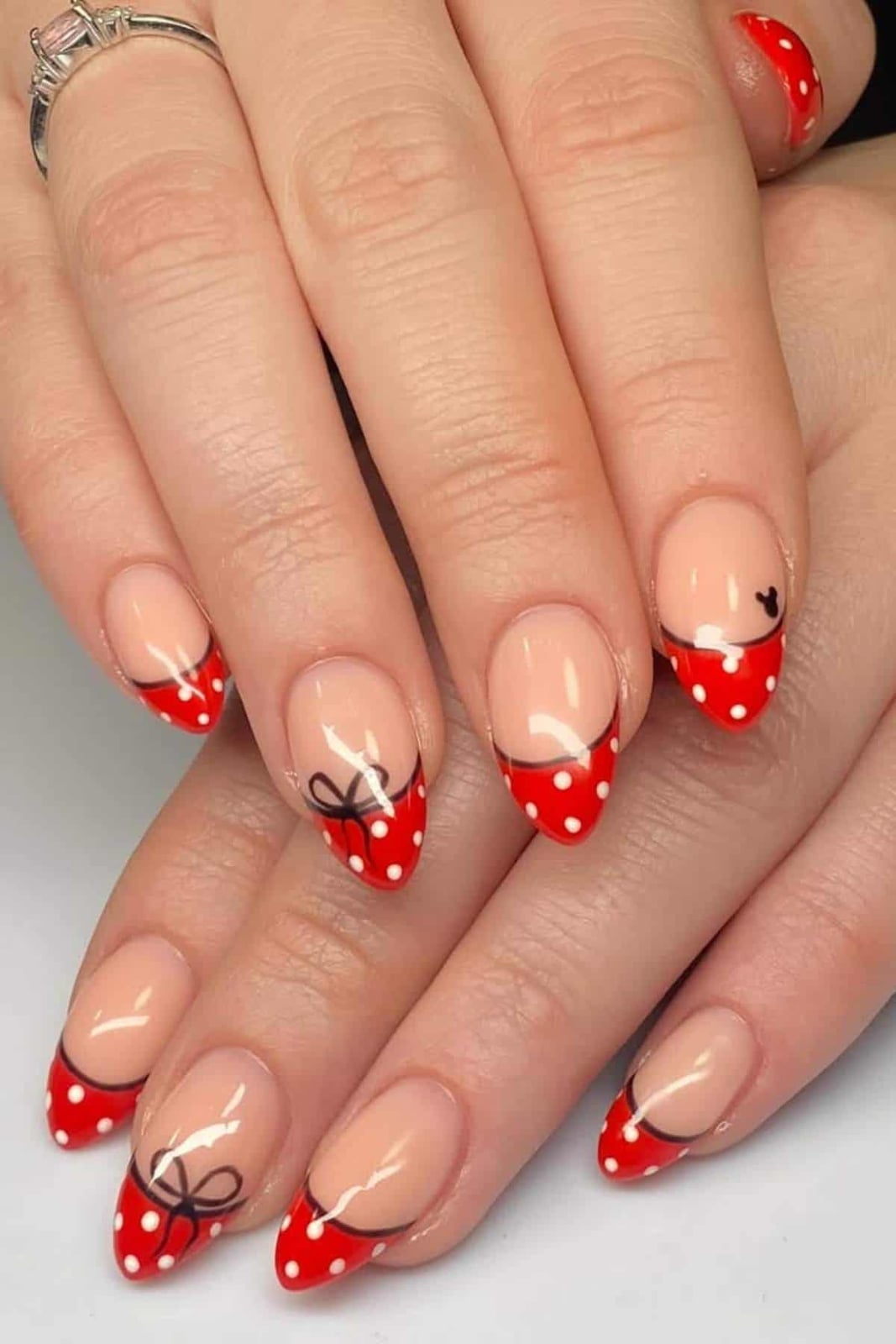 Short Almond Pastel Aladdin's Lamp Gem Nails — Trendy Disney Nails