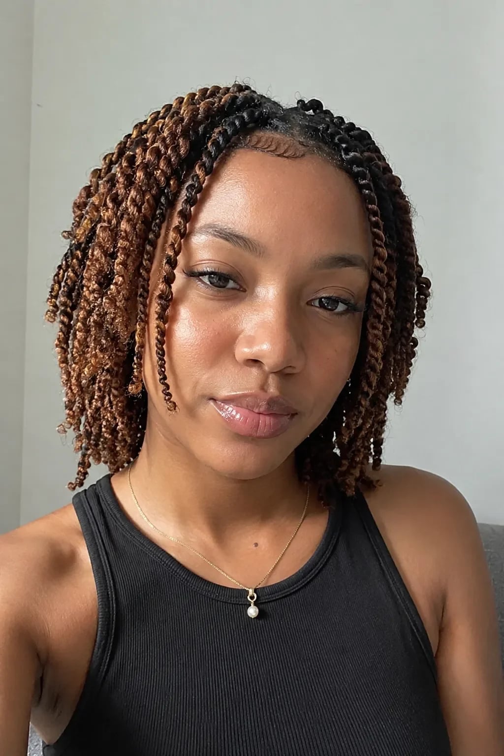 Chin Length Bob With Twists Chin Length Bob With Twists — Trendy Natural Hair